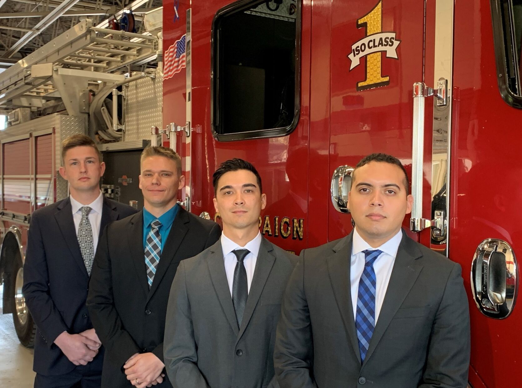 New Champaign firefighters